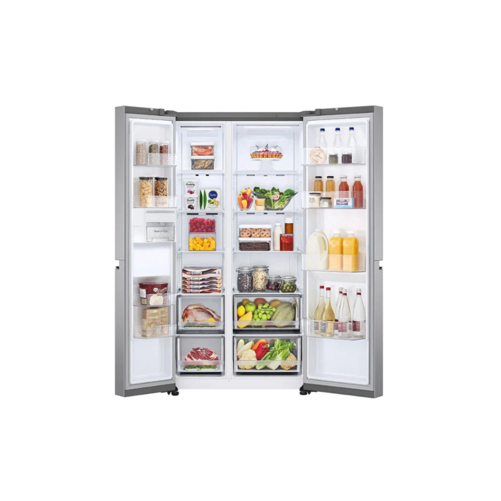 Kulkas Side By Side LG GC-B257SLVL Pintu UltraSleek dan Smart Inverter