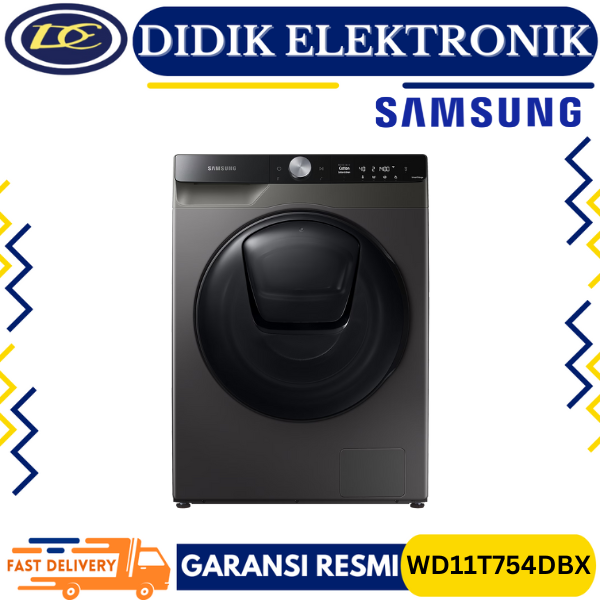 Mesin Cuci Samsung WD11T754DBX Front Loading Wash 11 Kg Dry 7 Kg