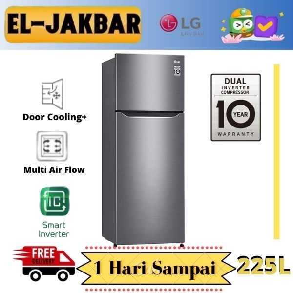 Jual Lg Gn G Slcb Kulkas Pintu L Gross L Net Smart Inverter