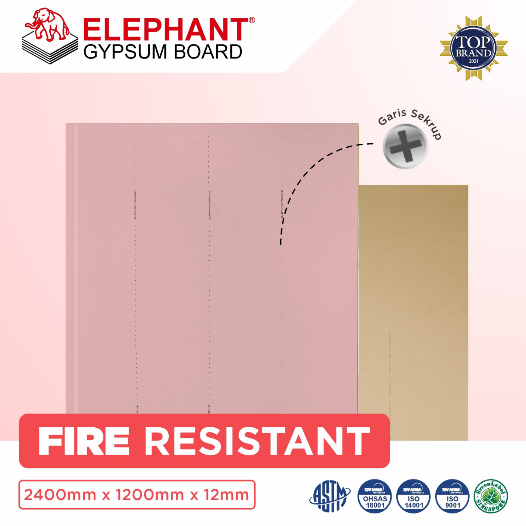 ELEPHANT® GYPSUM FIRE RESISTANT