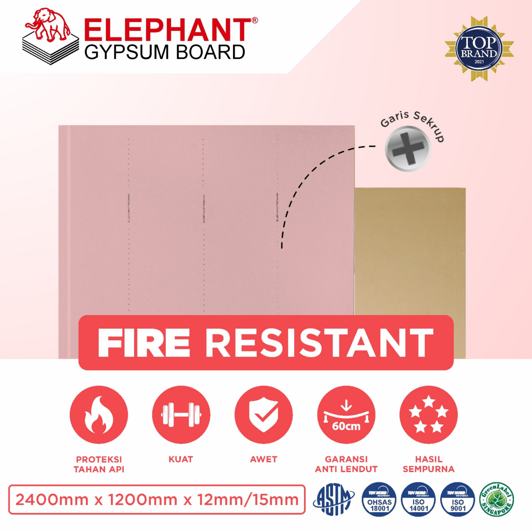 ELEPHANT® GYPSUM FIRE RESISTANT