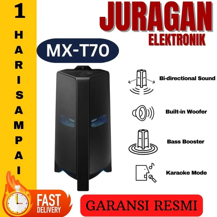 Jual Samsung Sound Tower MX-T70 Karaoke Bass Booster Renos