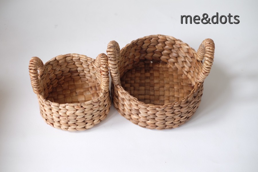 Keranjang Bulat Enceng