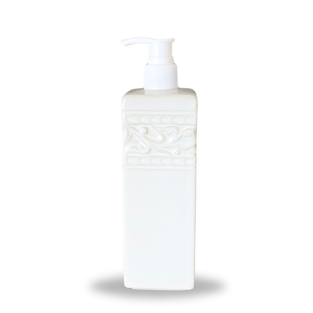 MARENGO Porcelain Pump Bottle | Botol Sabun Lotion Keramik | Botol Pum