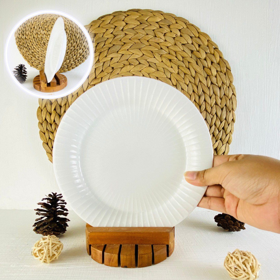 SATIRE Porcelain Plate 19 cm | Piring Kue Keramik | Piring Porselen |