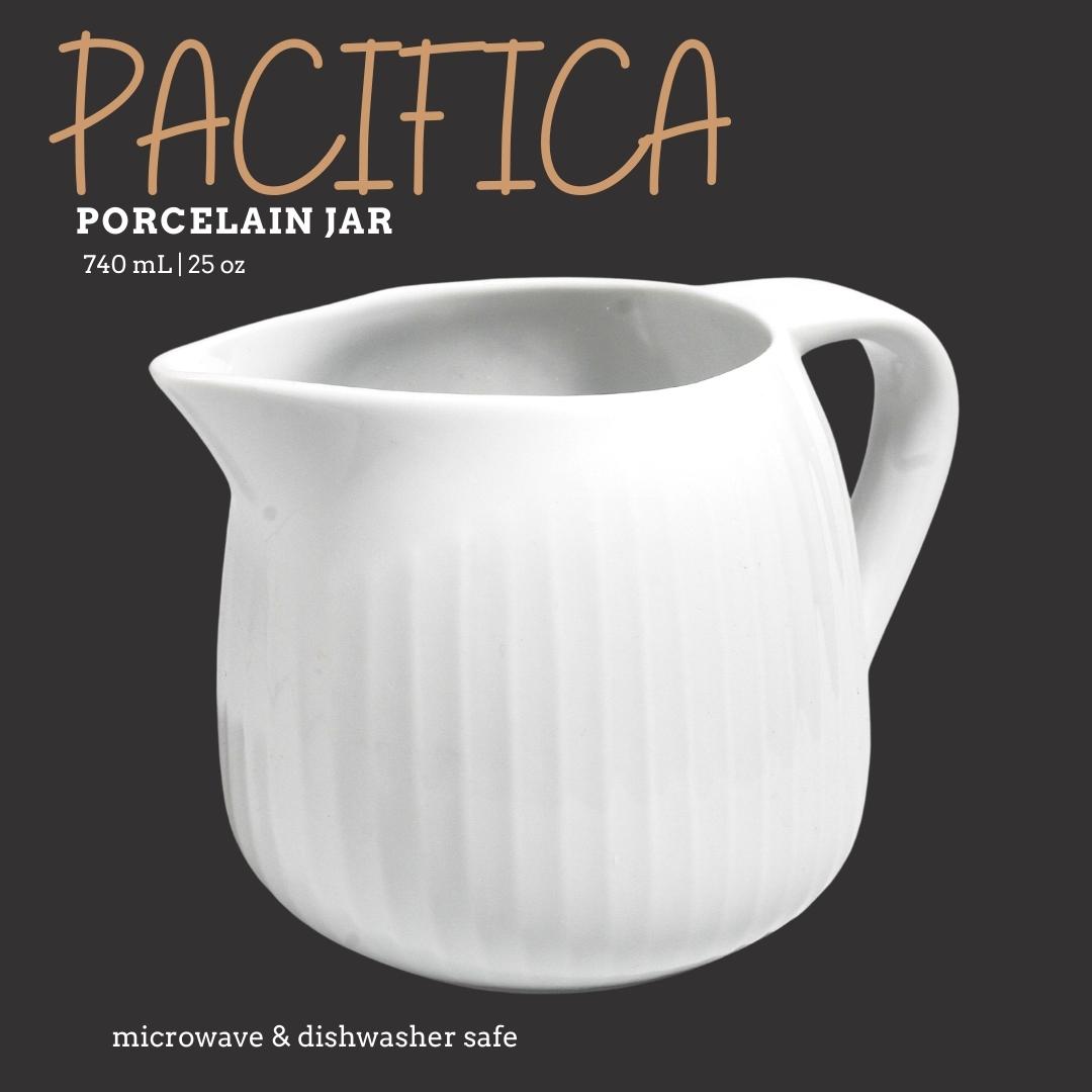 PACIFICA Ceramic Pitcher | Porcelain Water Jug | Teko Keramik Besar