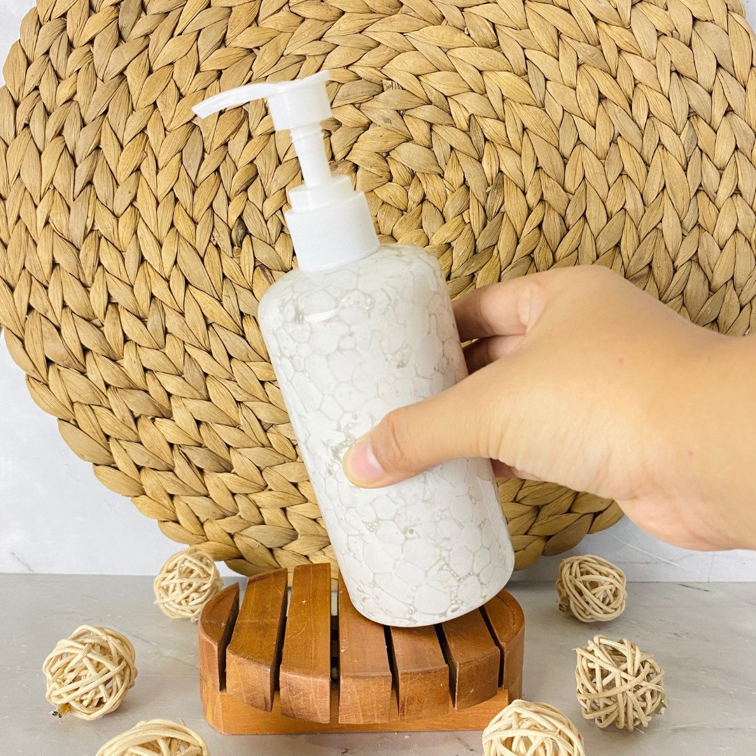 ELYSEE Porcelain Pump Bottle | Botol Sabun Lotion Keramik | Botol Pump