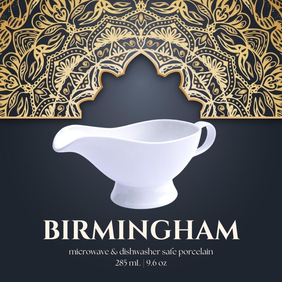 BIRMINGHAM Porcelain Sauce Bowl with Handle | Tempat Saus Steak