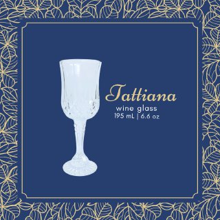 TATTIANA Champagne Glass | Champagne Flute | Gelas Kaca