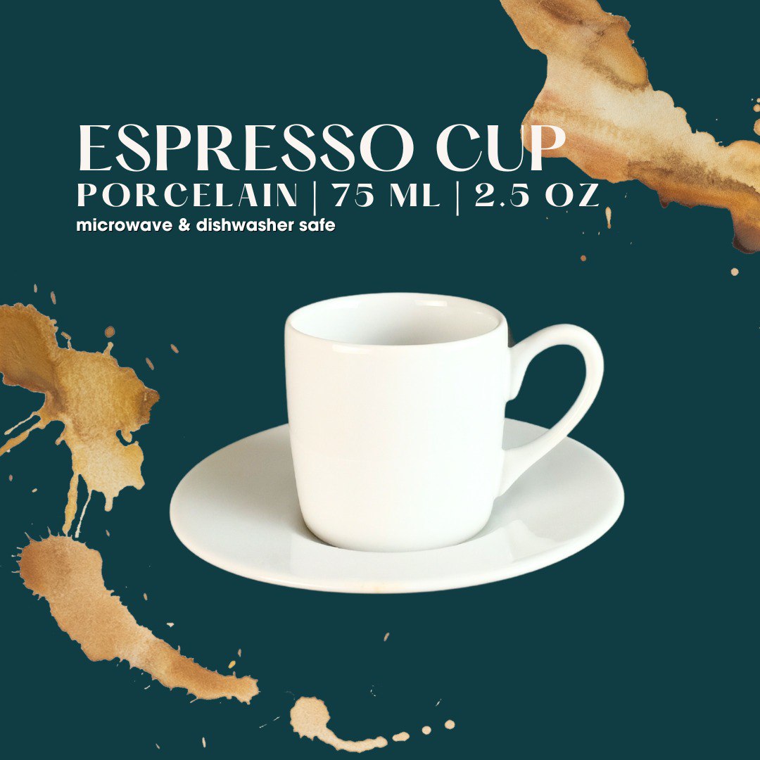 CANGKIR ESPRESSO / Cangkir Kopi Espresso / Espresso Porcelain Cup