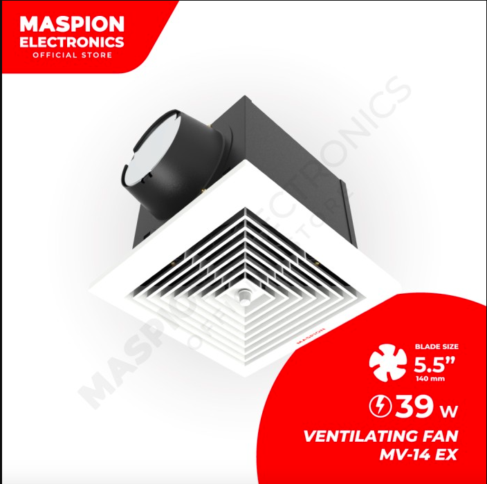 Maspion MV14EX Ventilating Fan Exhaust Fan 10 Inch MV 14EX MV 14 EX