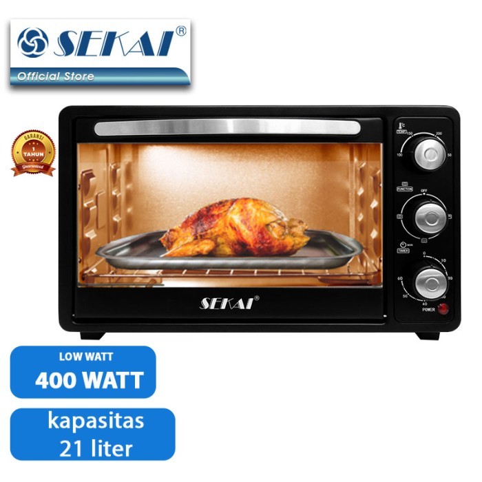 SEKAI Oven Listrik Low Watt (21 L) OV 211