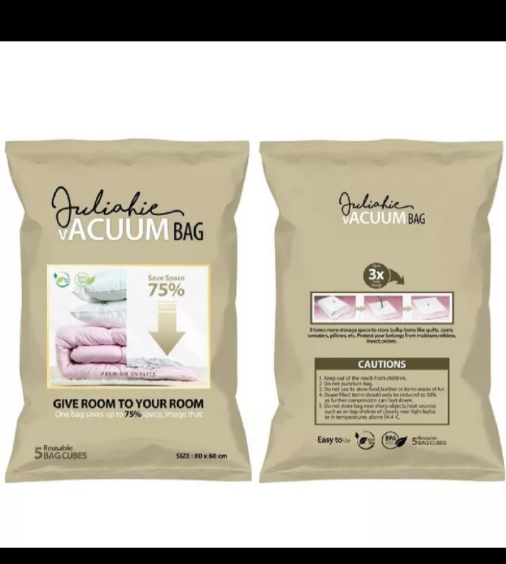 Julia Hie Vacuum Bag Storage 80 x 60 cm Buy 1 Get 1
