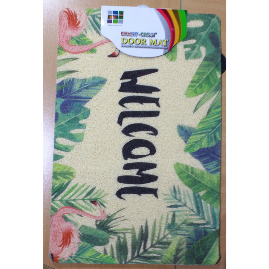 Graphix Keset Bihun Motif Welcome - Keset anti Licin