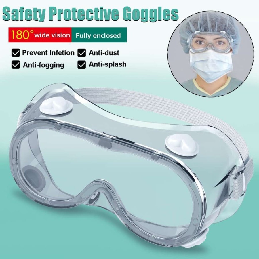 Type Protective Goggles Wide Vision Disposable Eye Mask Anti-Fog Medic
