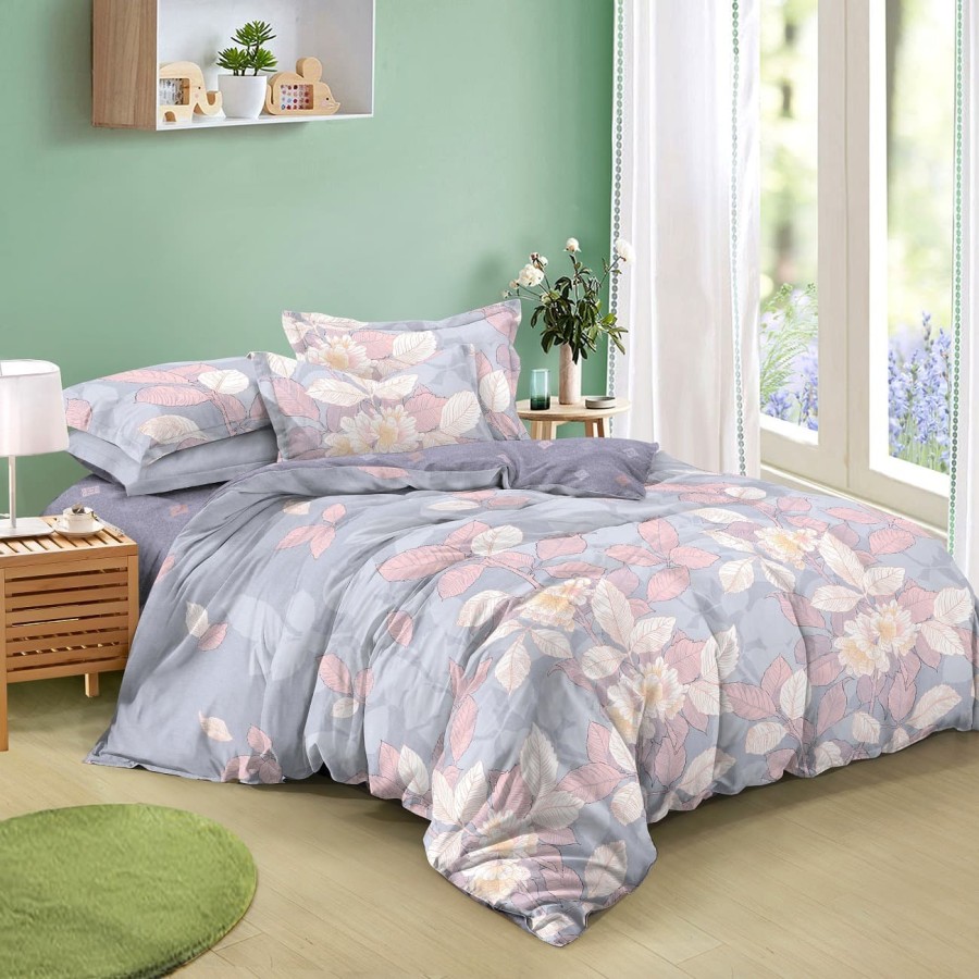 Pantone Selena Bedsheet/Sprei Set Sarung Bantal & Sarung Guling