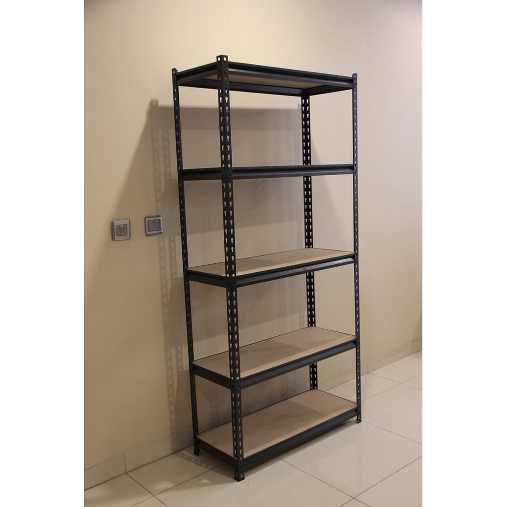 RAK SIKU BESI TANPA BAUT - BOLTLESS STEEL RACK 5 TINGKAT