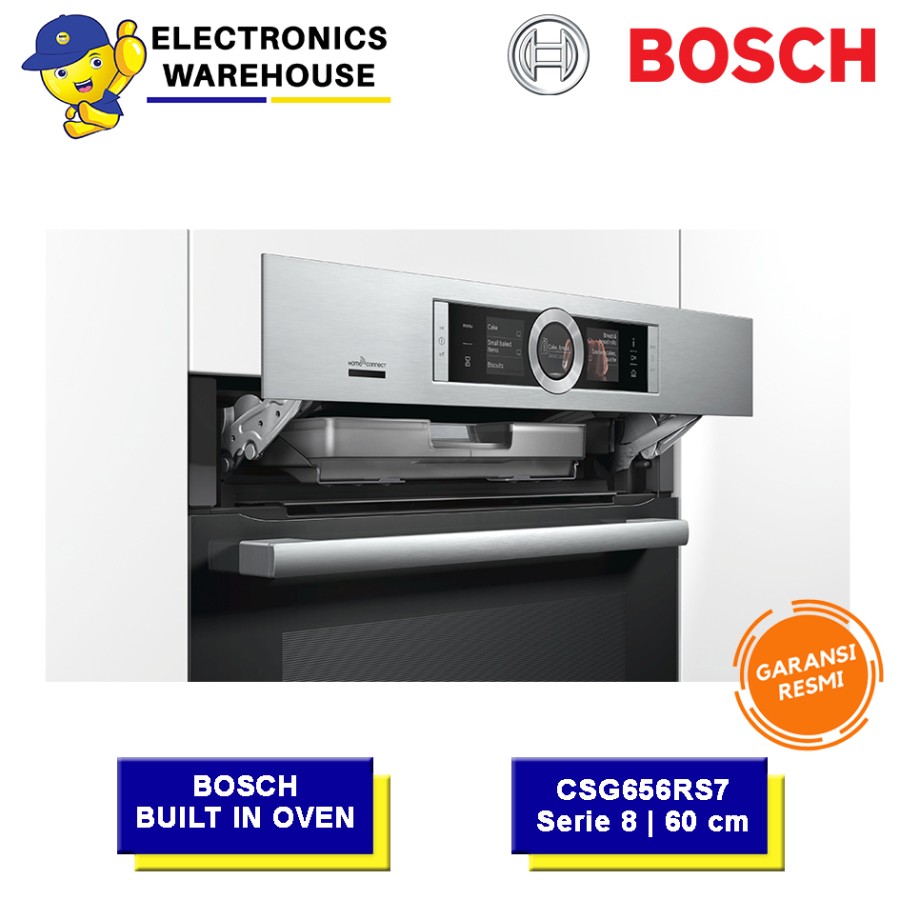 Bosch Oven Tanam/ Built-in Oven Stainless Steel CSG656RS7 Serie 8 | 60