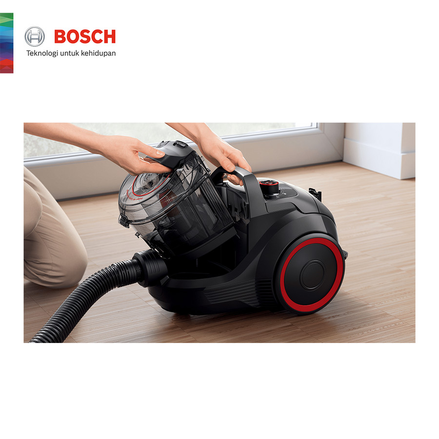 Jual Bosch Bagless Vacuum Cleaner ProPower BGS21POW2 Seri4 Black