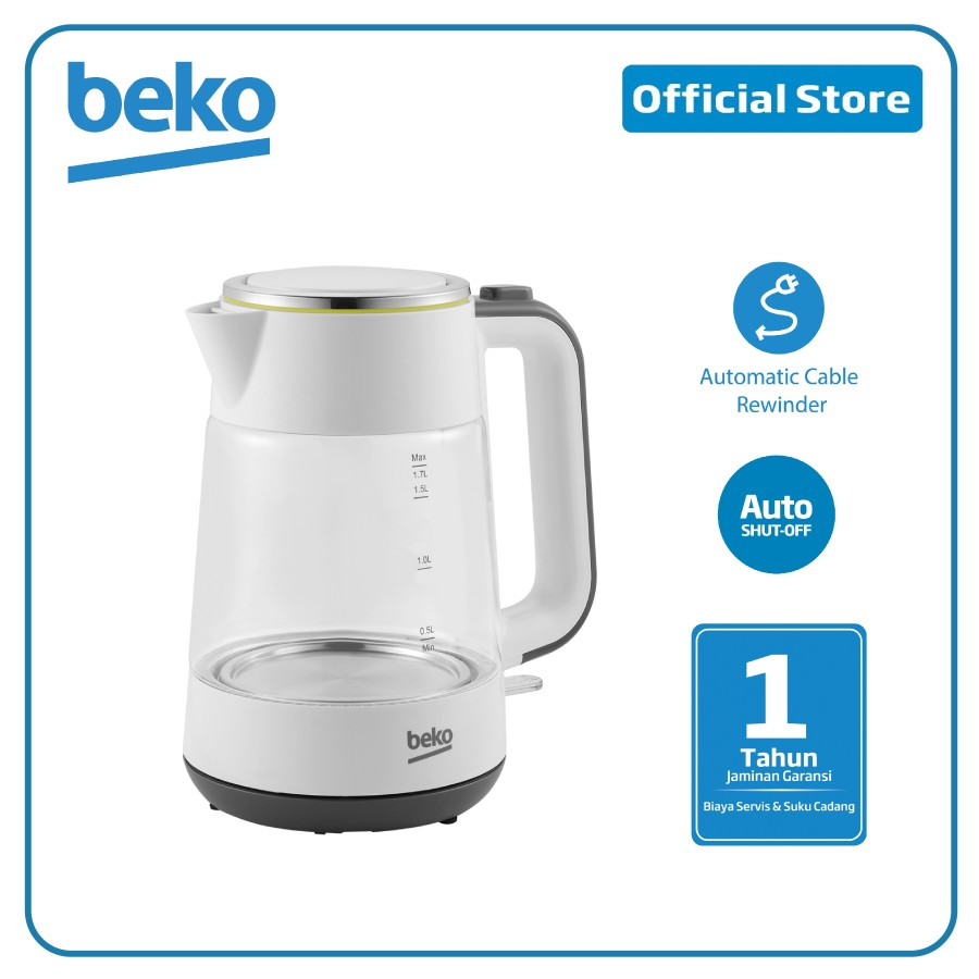 Jual Beko Kettle 1.7L WKM6321W White