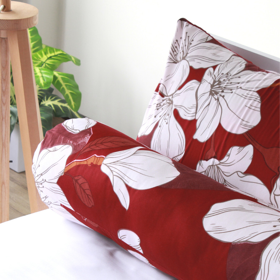 Lady Rose Sarung Bantal & Sarung Guling - MOTIF RANDOM