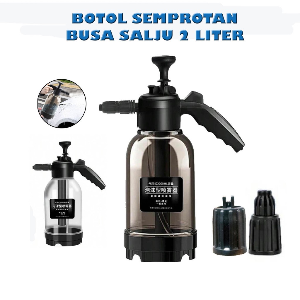 BOTOL SEMPROTAN BUSA SALJU 2 LITER Cuci Mobil dan Motor Hand Snow