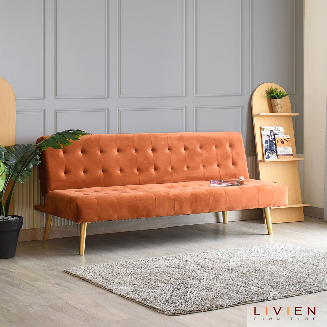  Livien Sofa Bed Minimalis 3 Seater Vallen