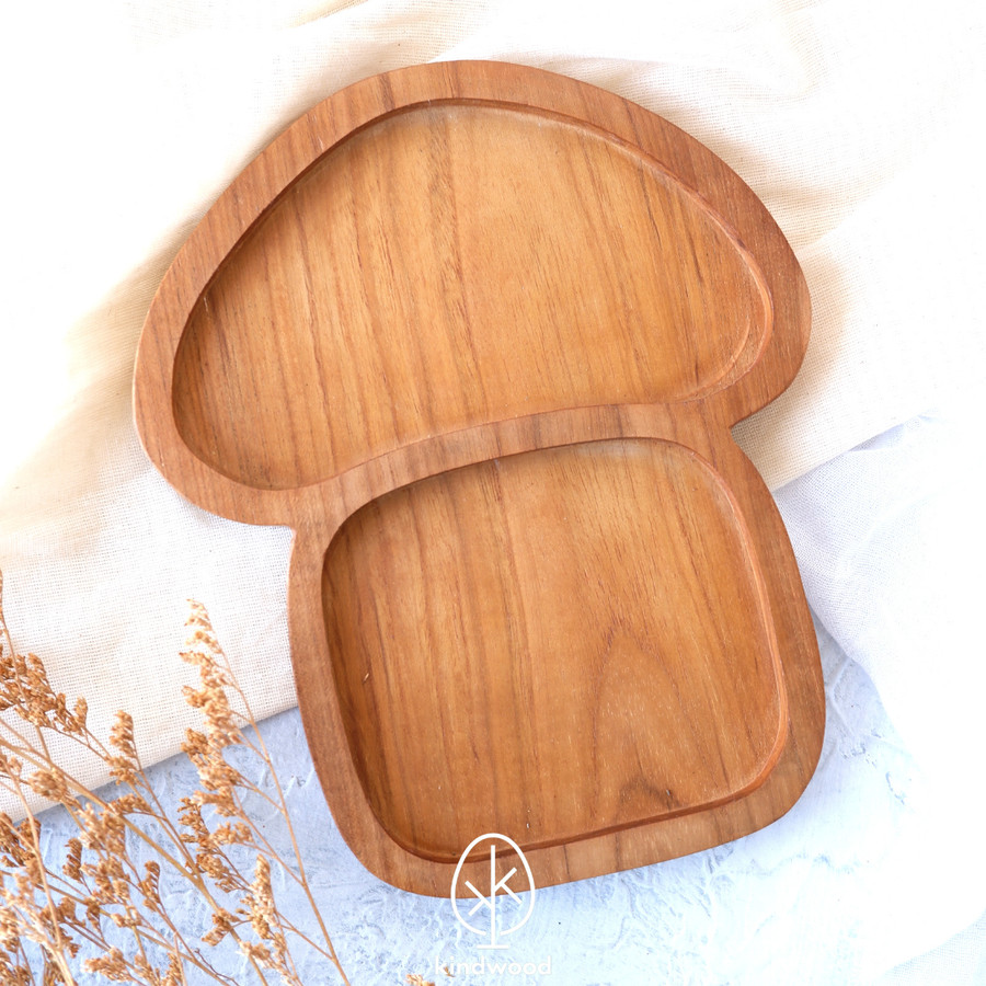 Piring Saji Imut / Piring Anak Karakter : Jamur - Mushroom