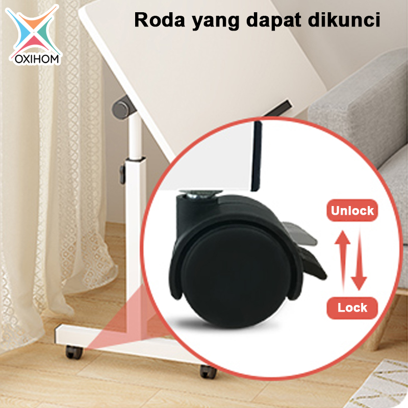 Oxihom Meja Belajar Meja Laptop Meja Gambar Meja Makan Meja Kerja Roda