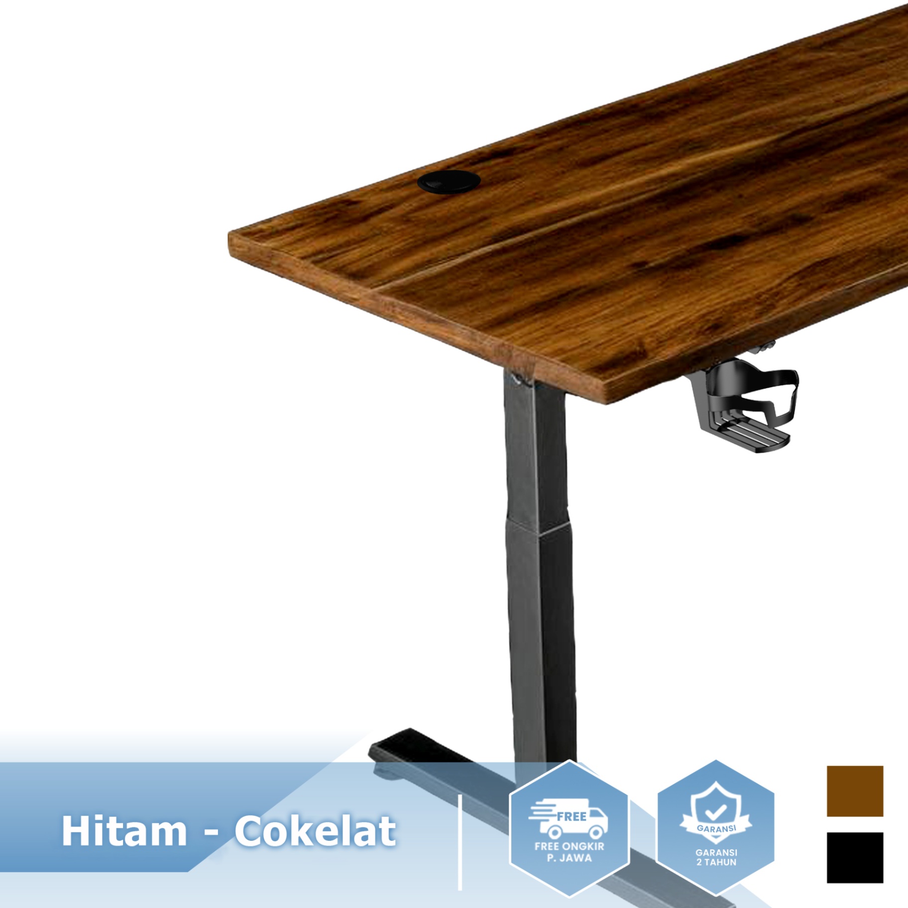 Oxihom Meja Gaming Meja Computer Meja Naik Turun Meja Hidrolik Ergo