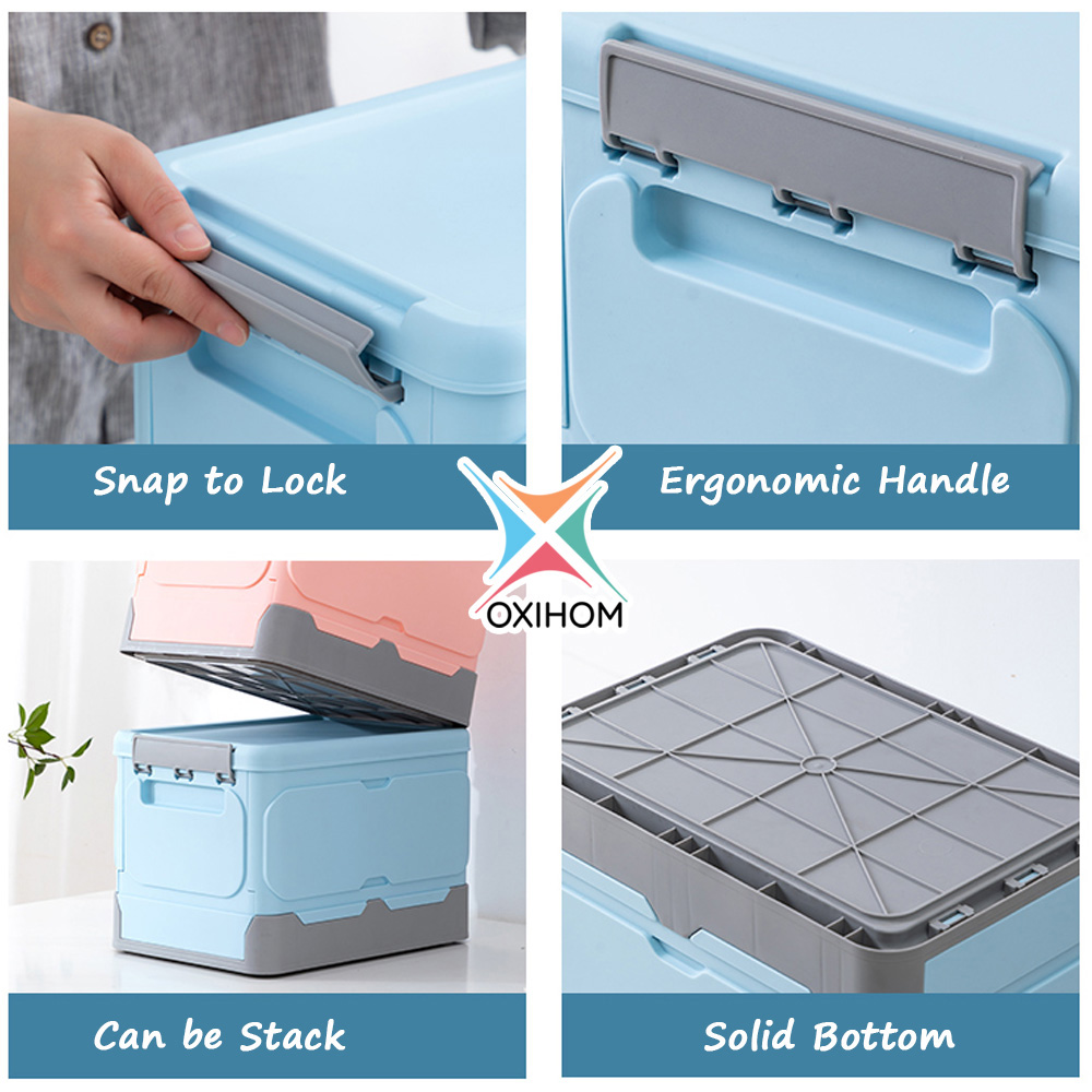 Oxihom Kotak Lipat Kontainer Plastik Folding Container Plastic Storage