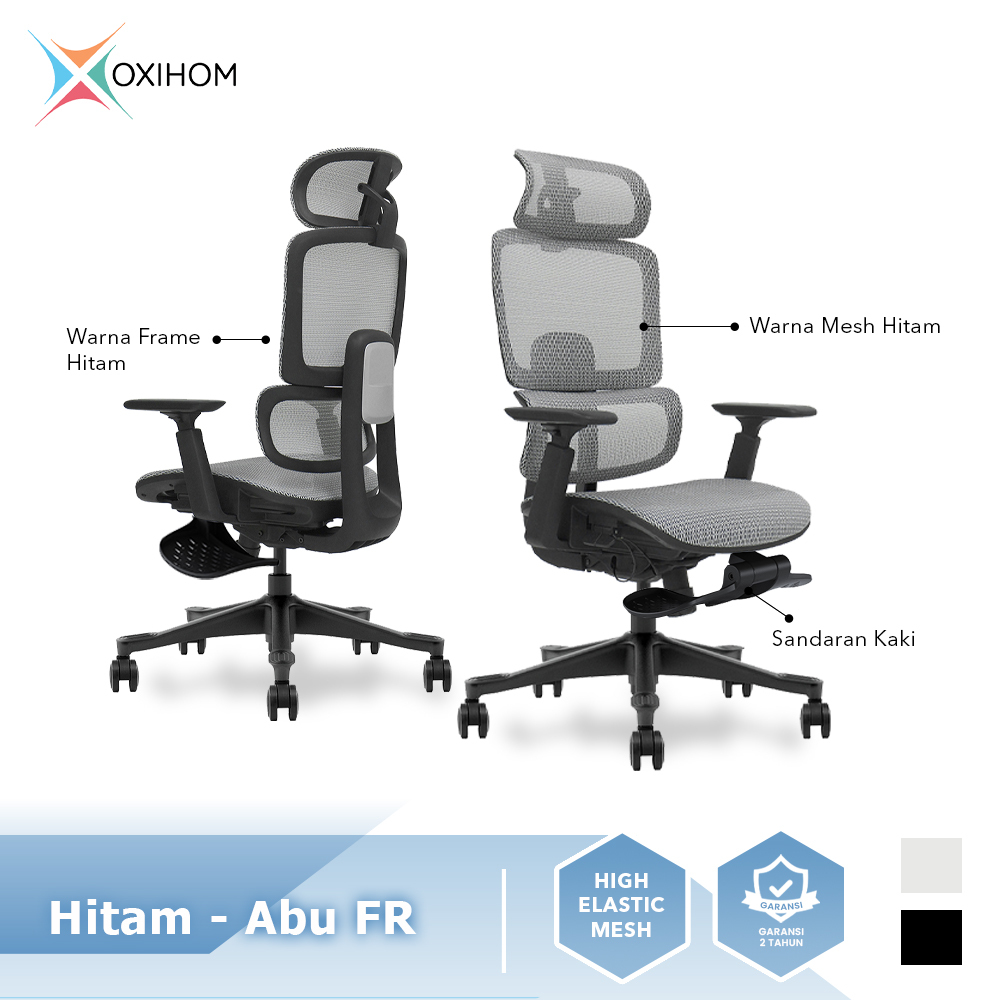 OXIHOM T8 Kursi Mesh Kursi Kantor Kursi Kerja Mesh Chair Ergonomic