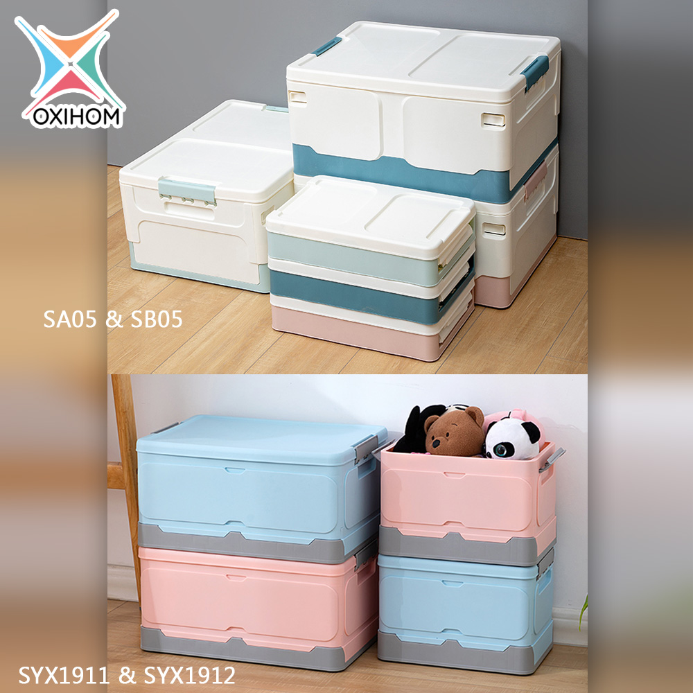 Oxihom Kotak Lipat Kontainer Plastik Folding Container Plastic Storage