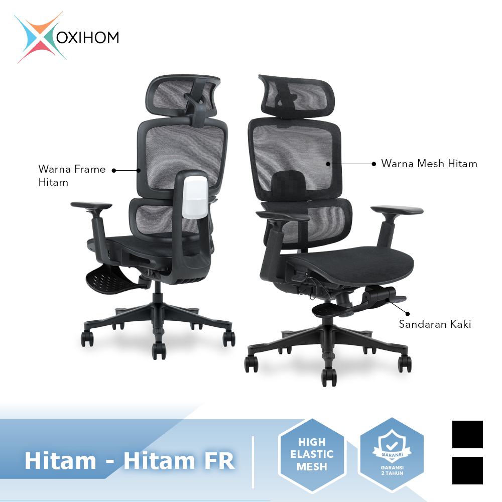 OXIHOM T8 Kursi Mesh Kursi Kantor Kursi Kerja Mesh Chair Ergonomic