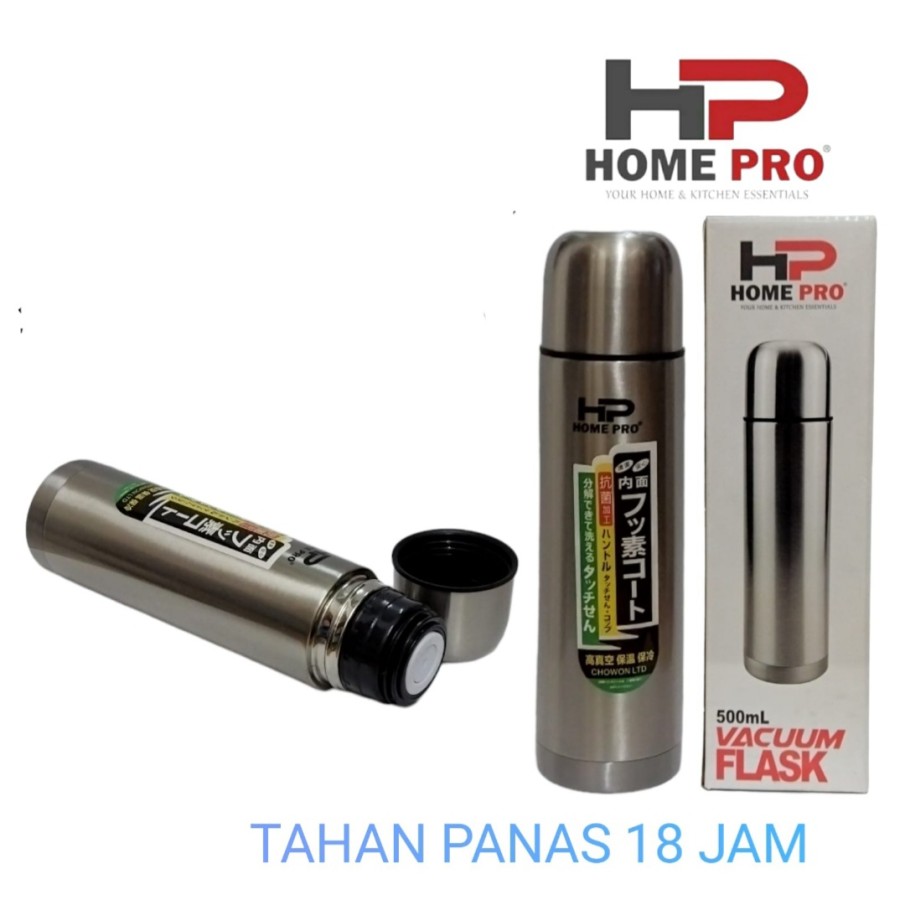 Vacuum Bottle / Termos Air Panas Stainless Steel 500 ML 750 ML 1 Liter
