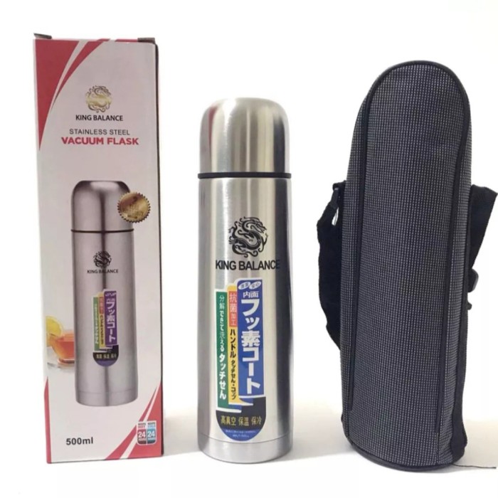 Vacuum Bottle / Termos Air Panas Stainless Steel 500 ML 750 ML 1 Liter