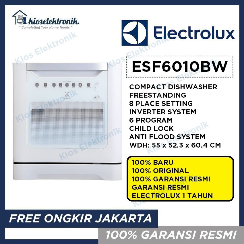 Electrolux Esf6010bw Compact Dishwasher Electrolux Small