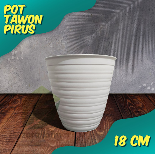 Pot Tawon Pirus/Tinggi Warna Putih 181