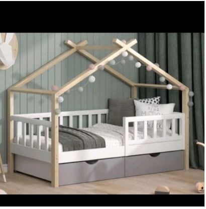 dipan tempat tidur anak uk 120x200 dengan laci