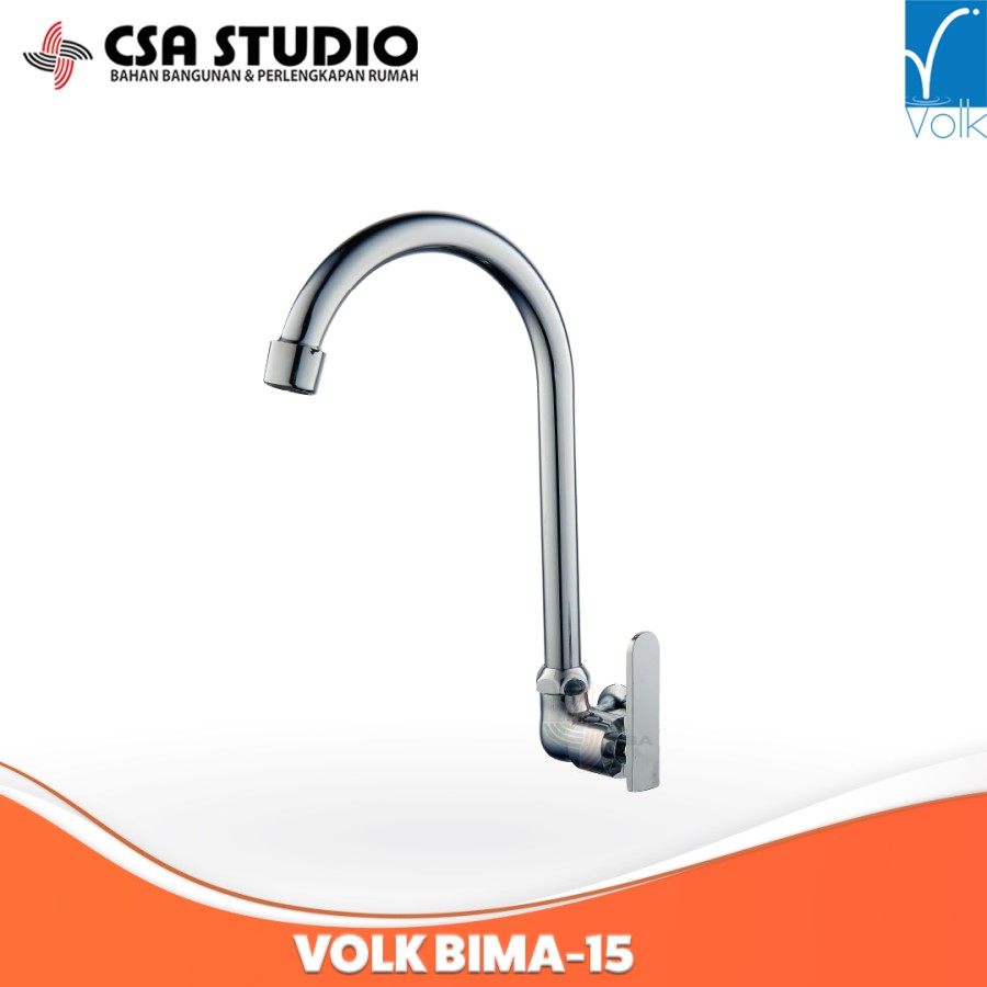 Jual Volk Bima Kran Sink Tembok Dinding Babet