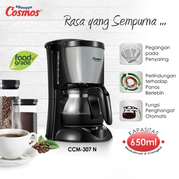 Cosmos CCM-307 N - Coffee Maker 0.65 Liter