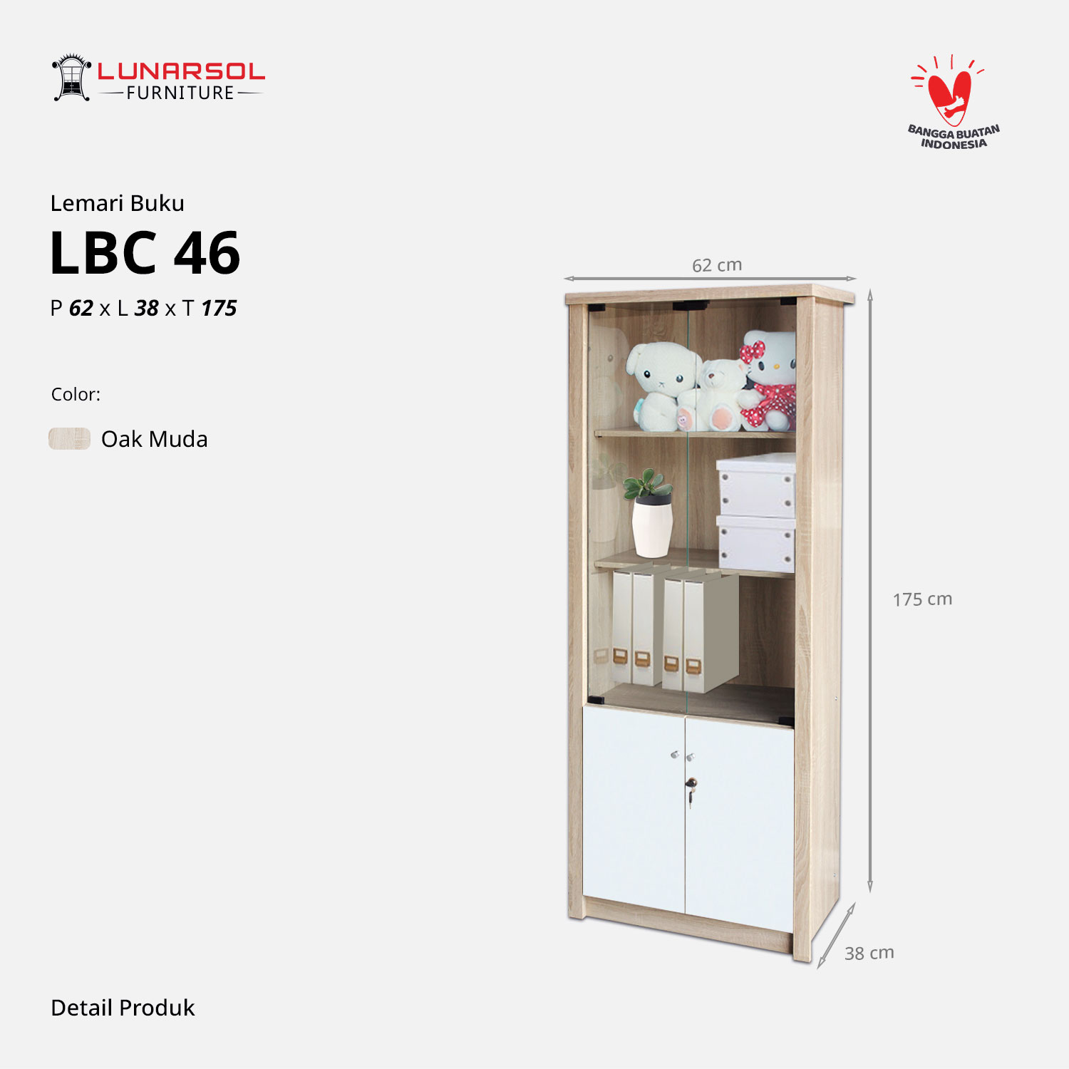 LUNARSOL LBC 46 Lemari Buku