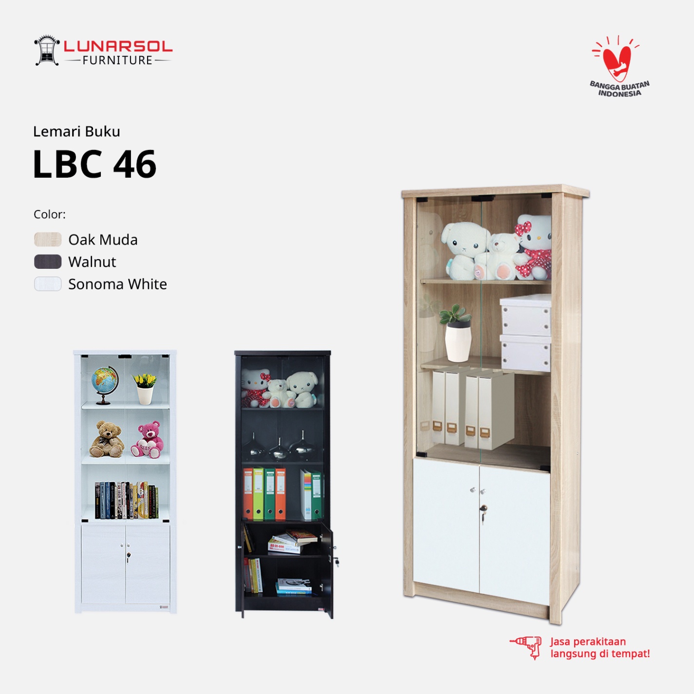 LUNARSOL LBC 46 Lemari Buku