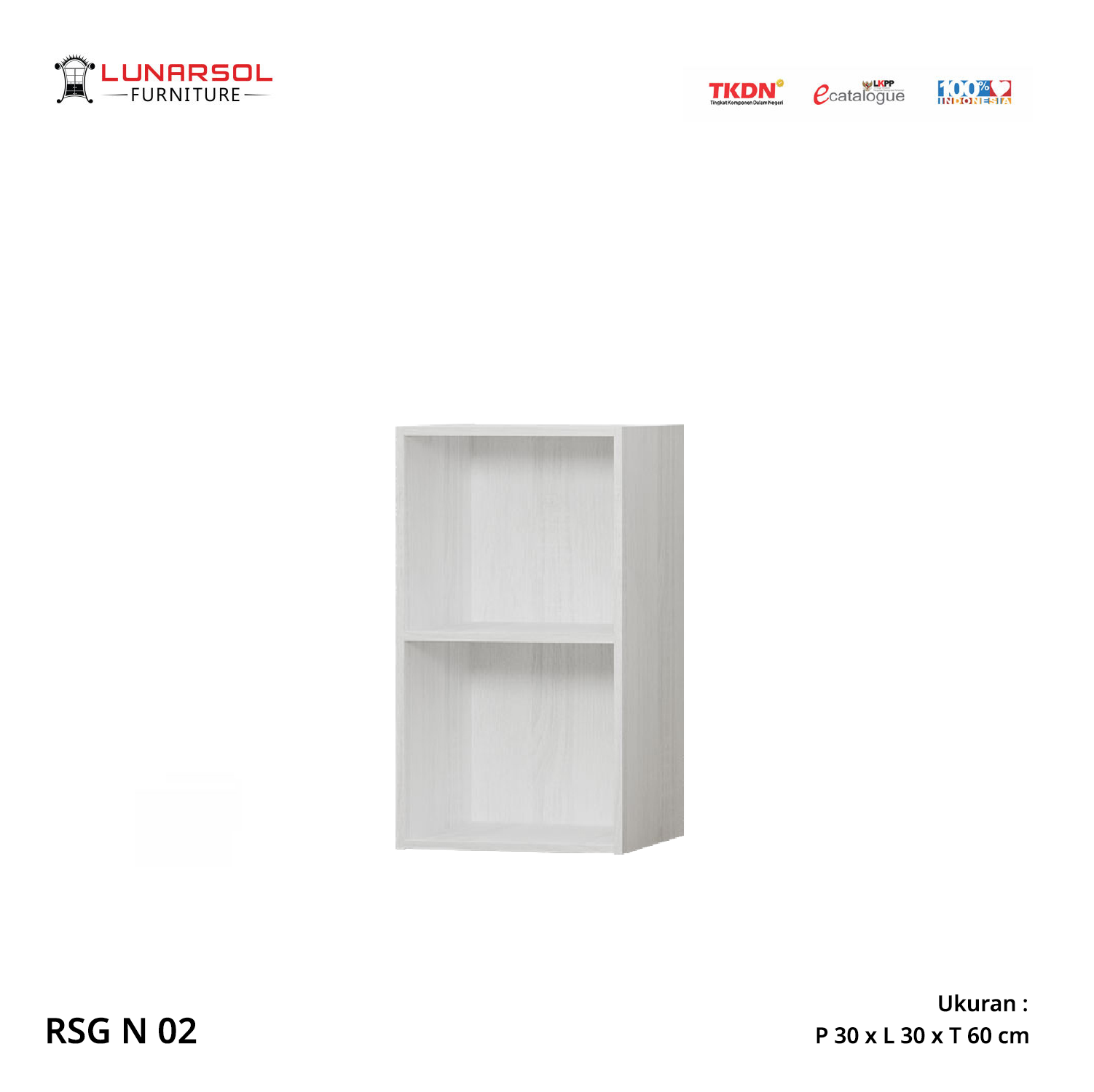 LUNARSOL RSG 02 Rak Susun Serbaguna 2 Tingkat