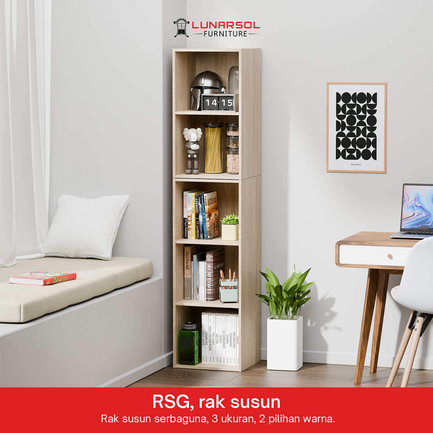 LUNARSOL RSG 02 Rak Susun Serbaguna 2 Tingkat
