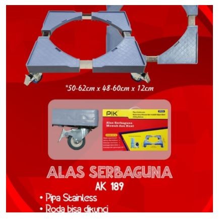 Kaki Kulkas PIK Serbaguna Bisa buat Mesin Cuci
