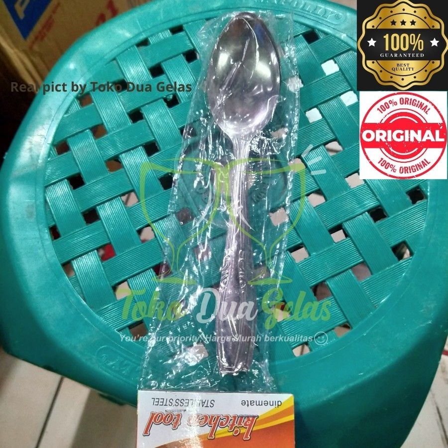 Sendok Makan Stainless Steel Tebal/Berkualitas/Besi aman untuk makanan