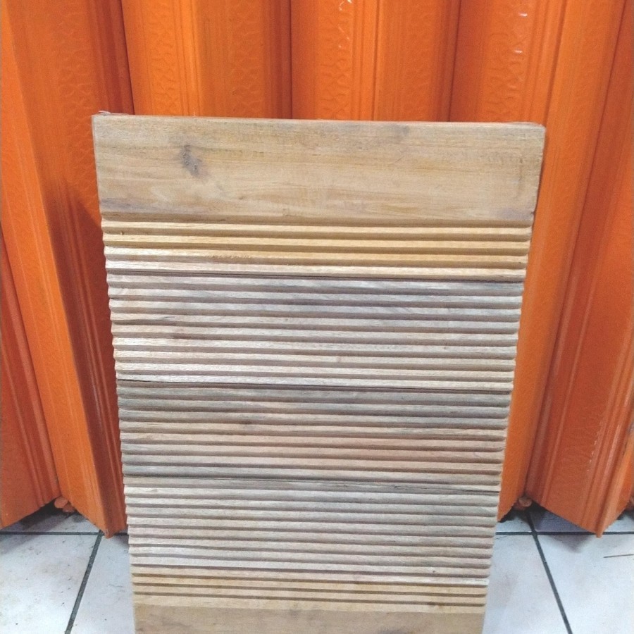 penggilasan penggilesan kayu / papan cuci kayu kuat tebal asli bagus - Kayu Meranti