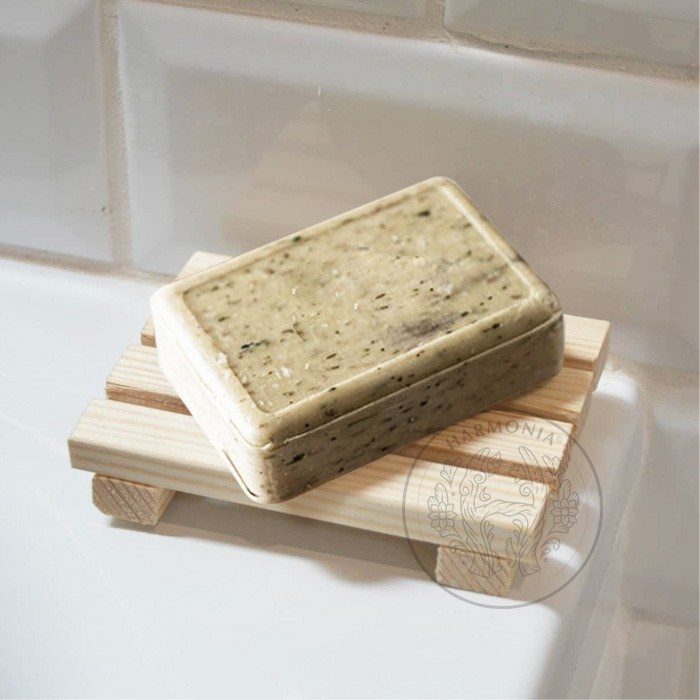 Wooden Soap Tray Alas Sabun Estetik Harmonia