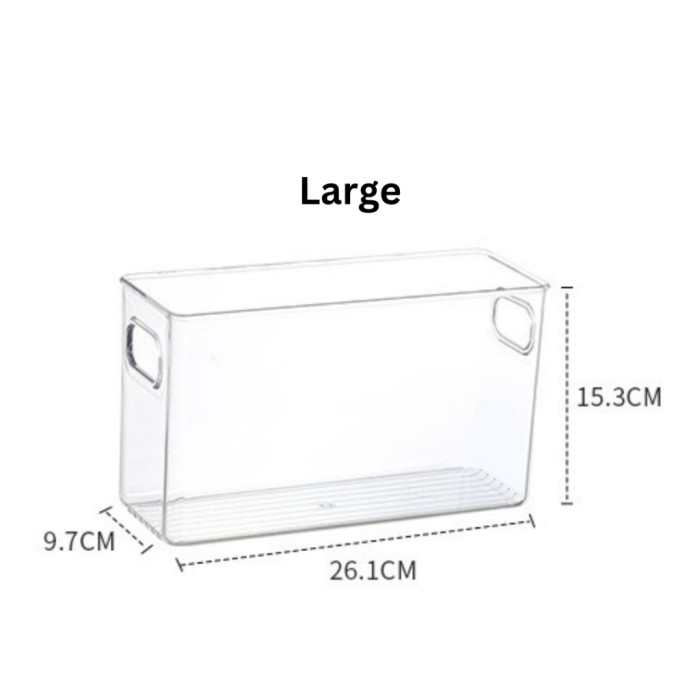 LODOLA Organizer Box Laci Transparan Bening Acrylic Organiser Box